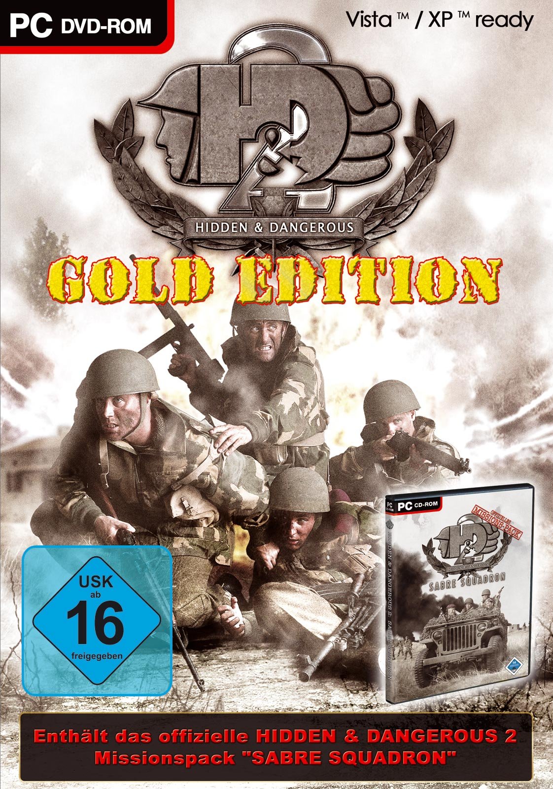 Hidden & Dangerous 2 GOLD EDITION - incl. Sabre Squadron PC