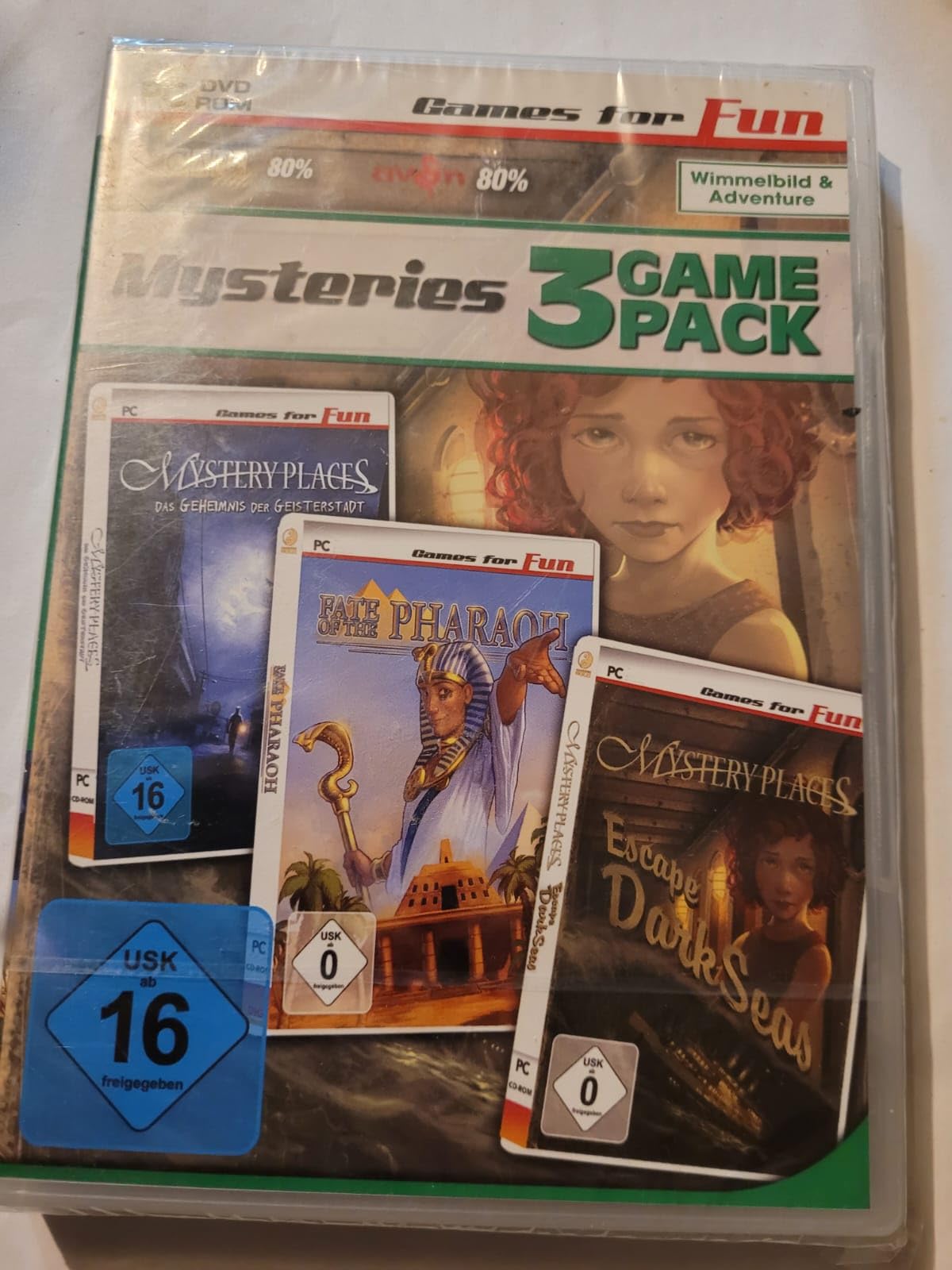 Just for Fun Mysteries 3 Game Pack 2 - Geisterstadt / Fate of the Pharao / Escape Dark Seas game