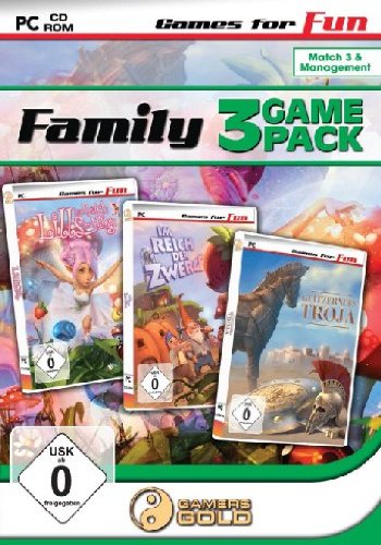 Games for Fun Family Game Pack 2 - Lills / Im Reich der Zwerge / Glitzerndes Troja - PC
