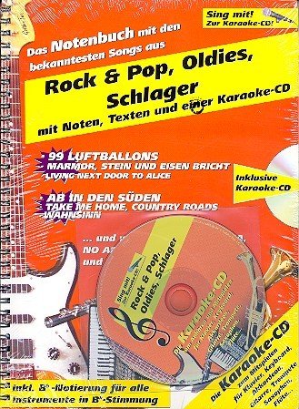 Rock und Pop, Oldies, Schlager, Volksmusik (+Karaoke-CD): Music