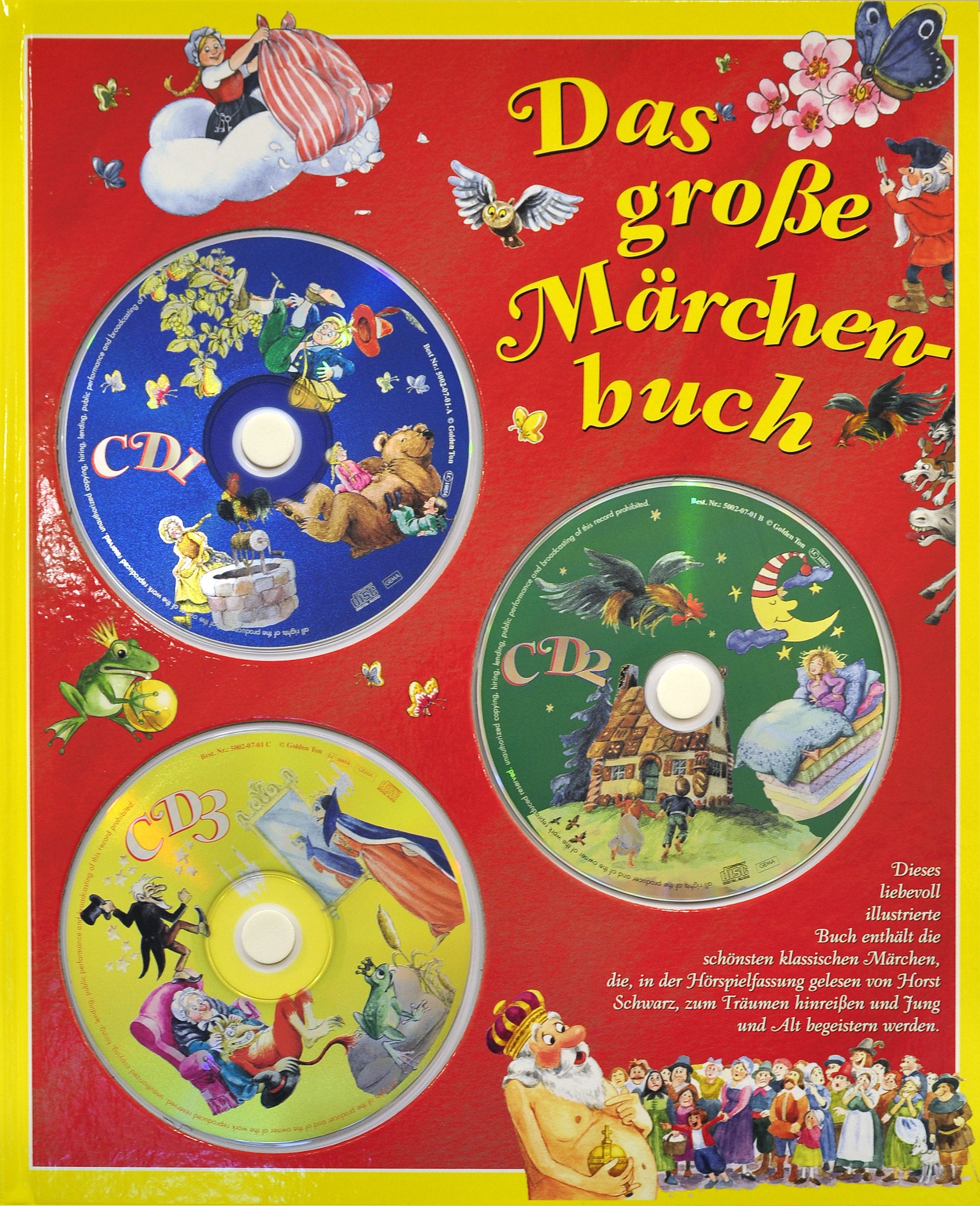 Das große Märchenbuch: Schneewittchen, Rapunzel, Der Froschkönig, (Original Verlag: Streetlife) Fairy Tales & Legends