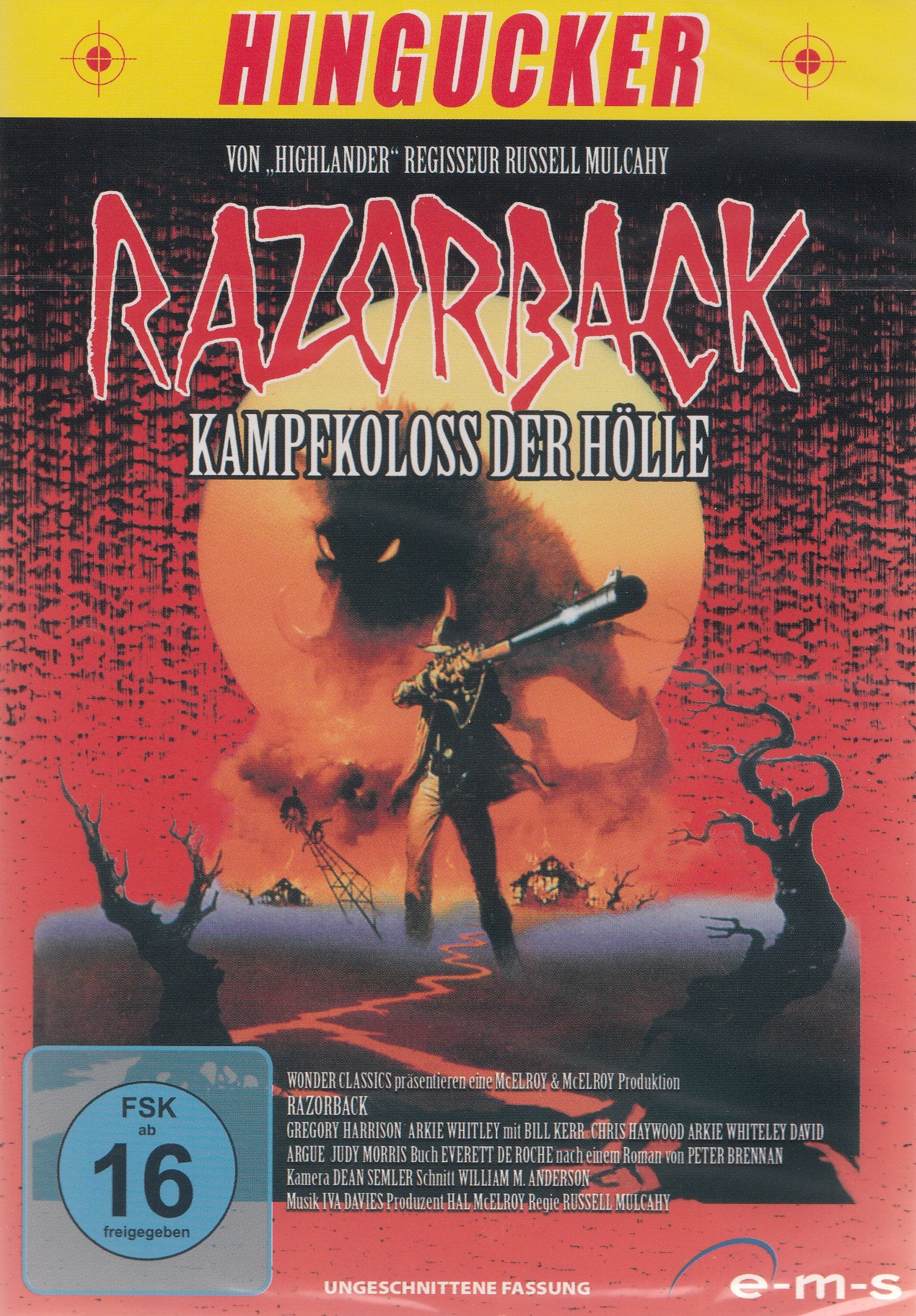 Razorback - Kampfkoloss der Hölle - ungeschnitten Films