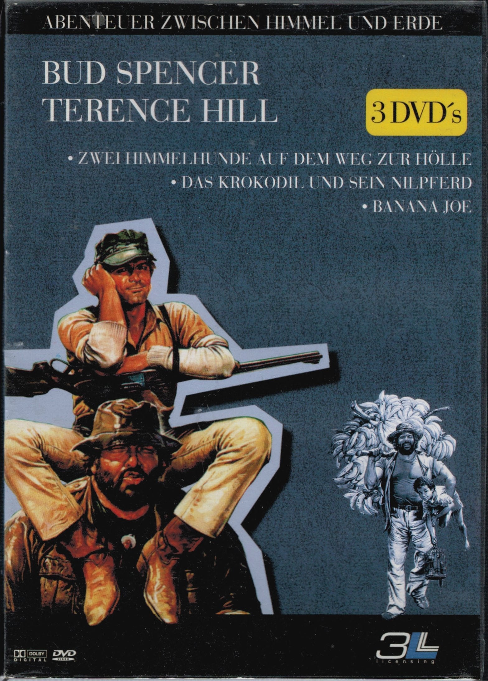 Abenteuer zwischen Himmel und Erde - Bud Spencer und Terence Hill 3 DVDs Movies