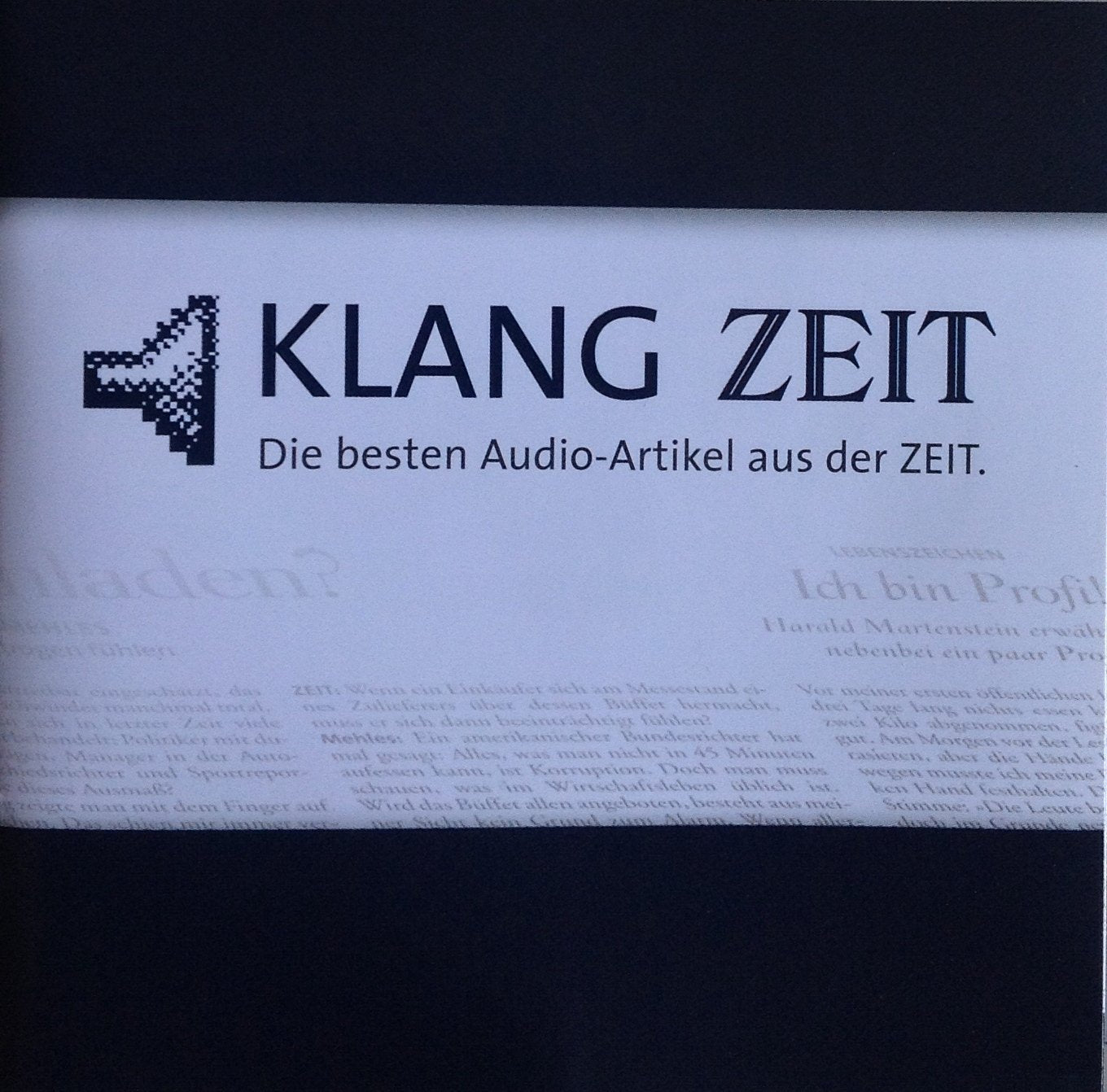 Klang Zeit - Die besten Audio-Artikel aus der Zeit (4er CD-Box) Music