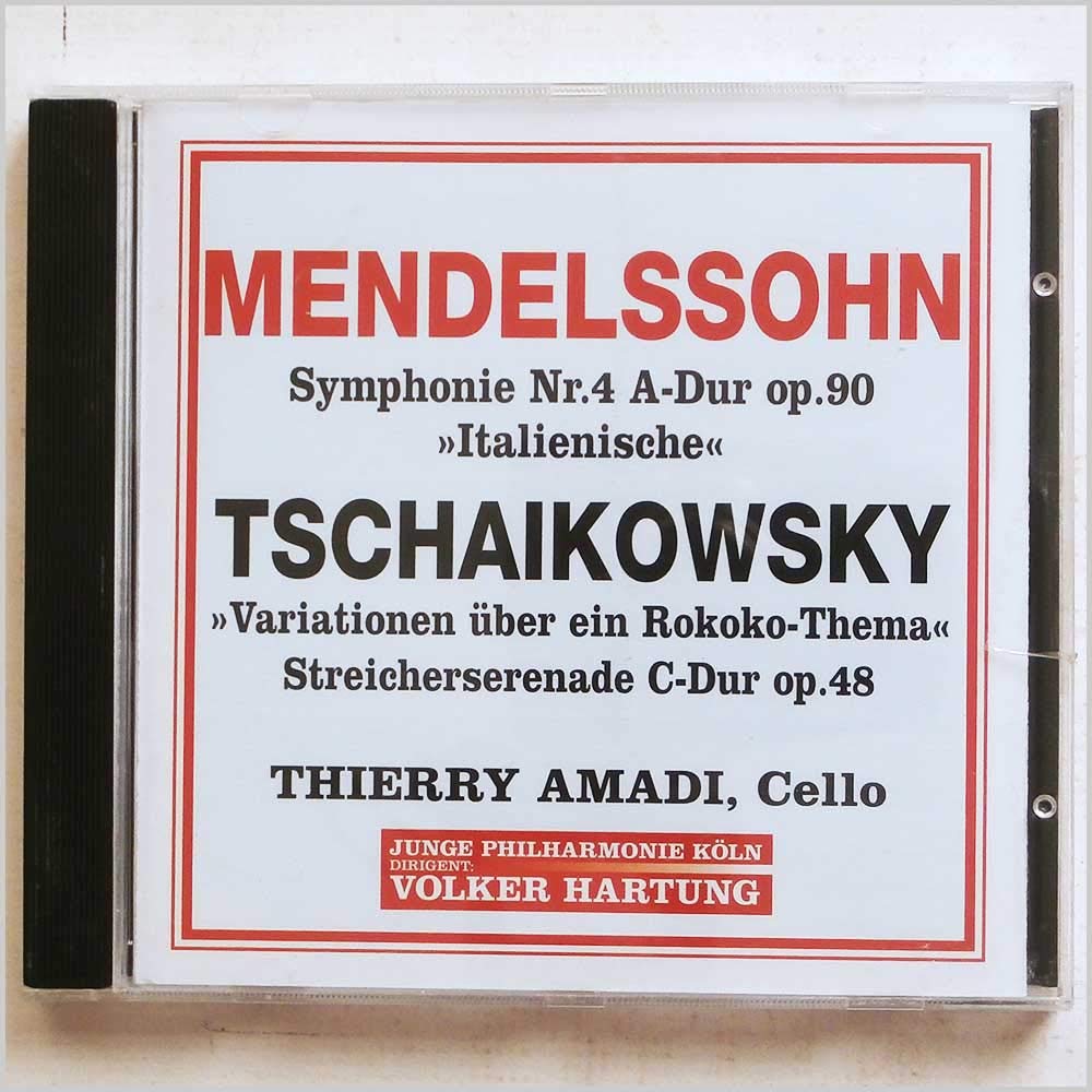Mendelssohn: Symphonie Nr.4, Tschaikowsky: Variationen uber ein Rokoko-Thema cd