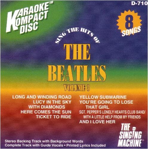 Beatles Vol.3-Karaoke (Backing/Vocal/Lyrics) Music
