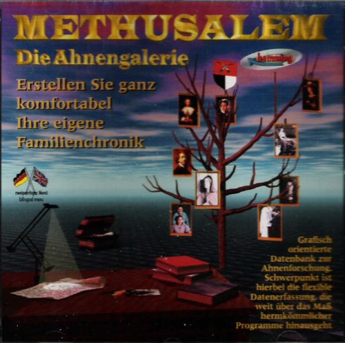 Methusalem, Die Ahnengalerie, 1 CD-ROM: Erstellen Sie ganz komfortabel Ihre eigene Familienchronik. Grafisch orientierte Datenbank z. Ahnenforschung. Menü dtsch.-engl. Für Windows ab 3.11 Books