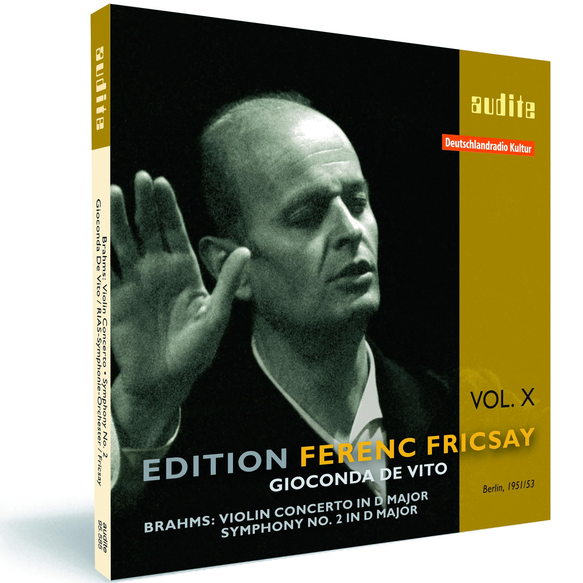 Johannes Brahms: Edition Ferenc Fricsay (X) – J. Brahms: Violin Concerto & Symphony No. 2 Classical