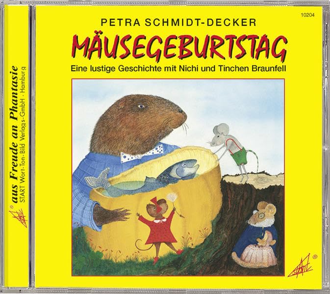 Mäusegeburtstag: Eine lustige Geschichte mit Nichi und Tinchen Braunfell. Für Kinder ab 3 Jahren Children's books