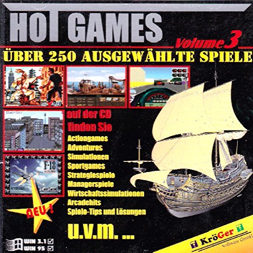 CD-Rom "hot games" - Vol.3 - mehr als 250 ausgewählte Spiele Other software