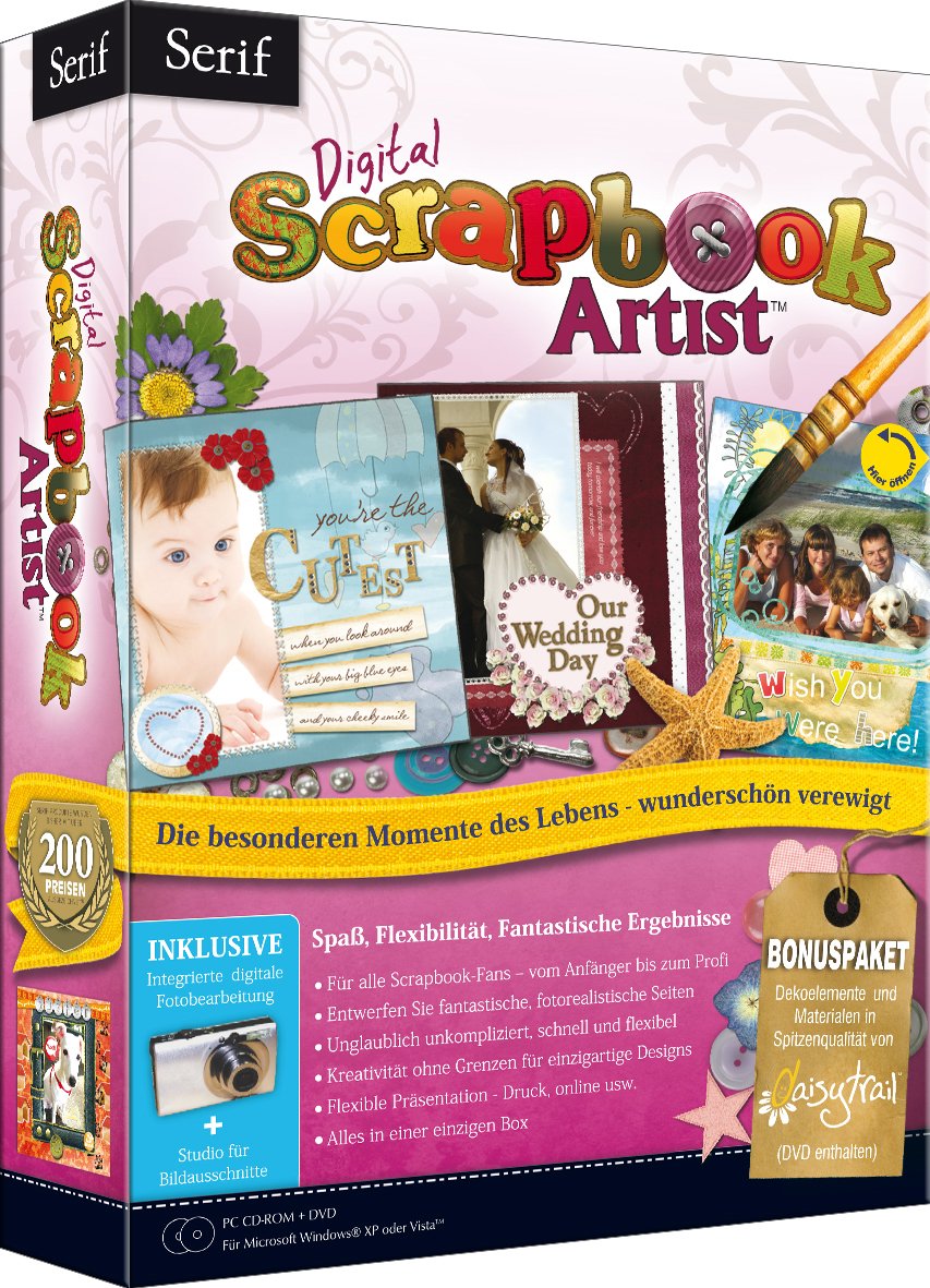 Serif Digital Scrapbook Artist Web & Graphic Design