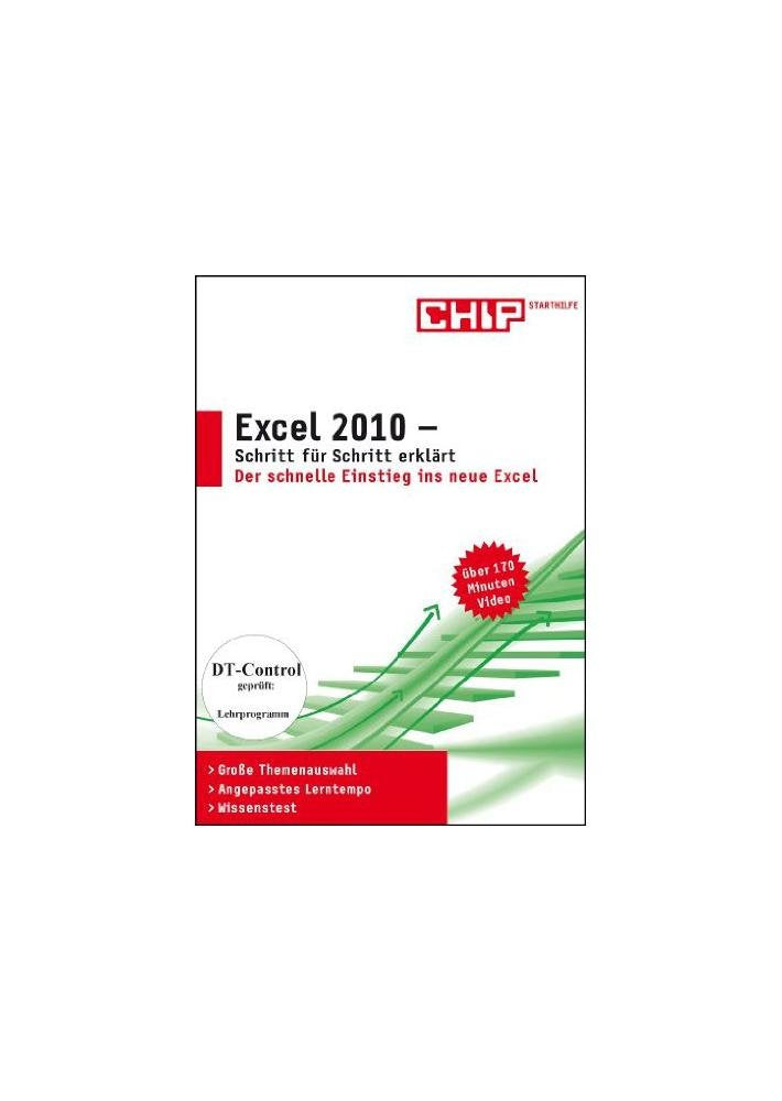 CHIP - Excel 2010 Schritt für Schritt erklärt software