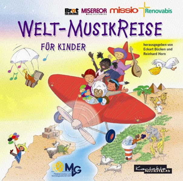 Welt-MusikReise für Kinder: 23 Kinderlieder und 3 Kindermusicals Sheet Music