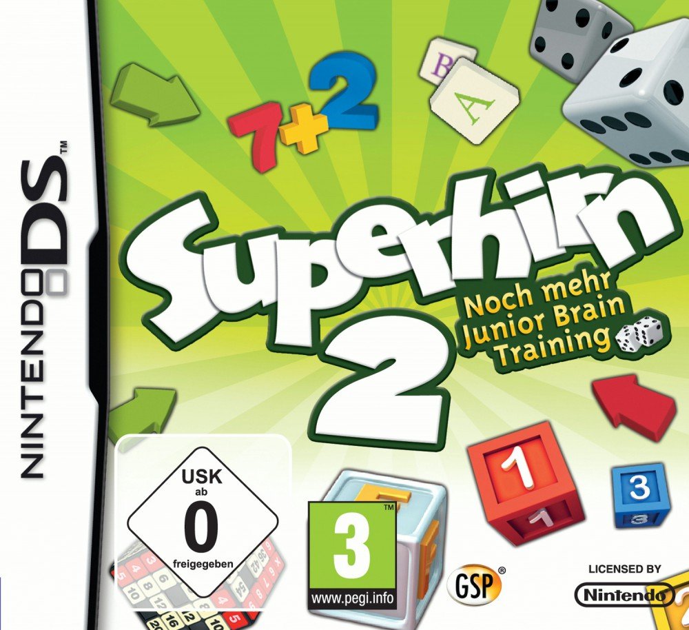 Superhirn 2 - Noch mehr Junior Brain Training Nintendo DS