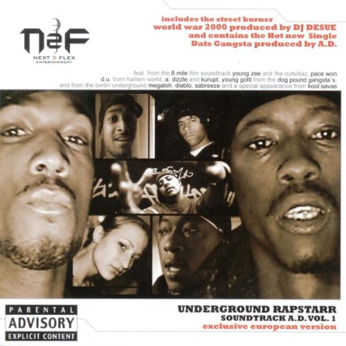 Underground Rapstarr - Soundtrack A.D. Vol.1 Rap & Hip-Hop