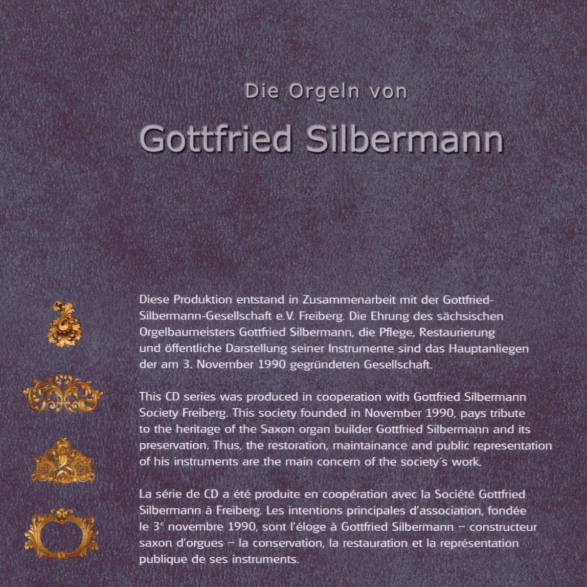 Die Orgeln Von Gottfried Silbermann Vol. 5-8 Classical