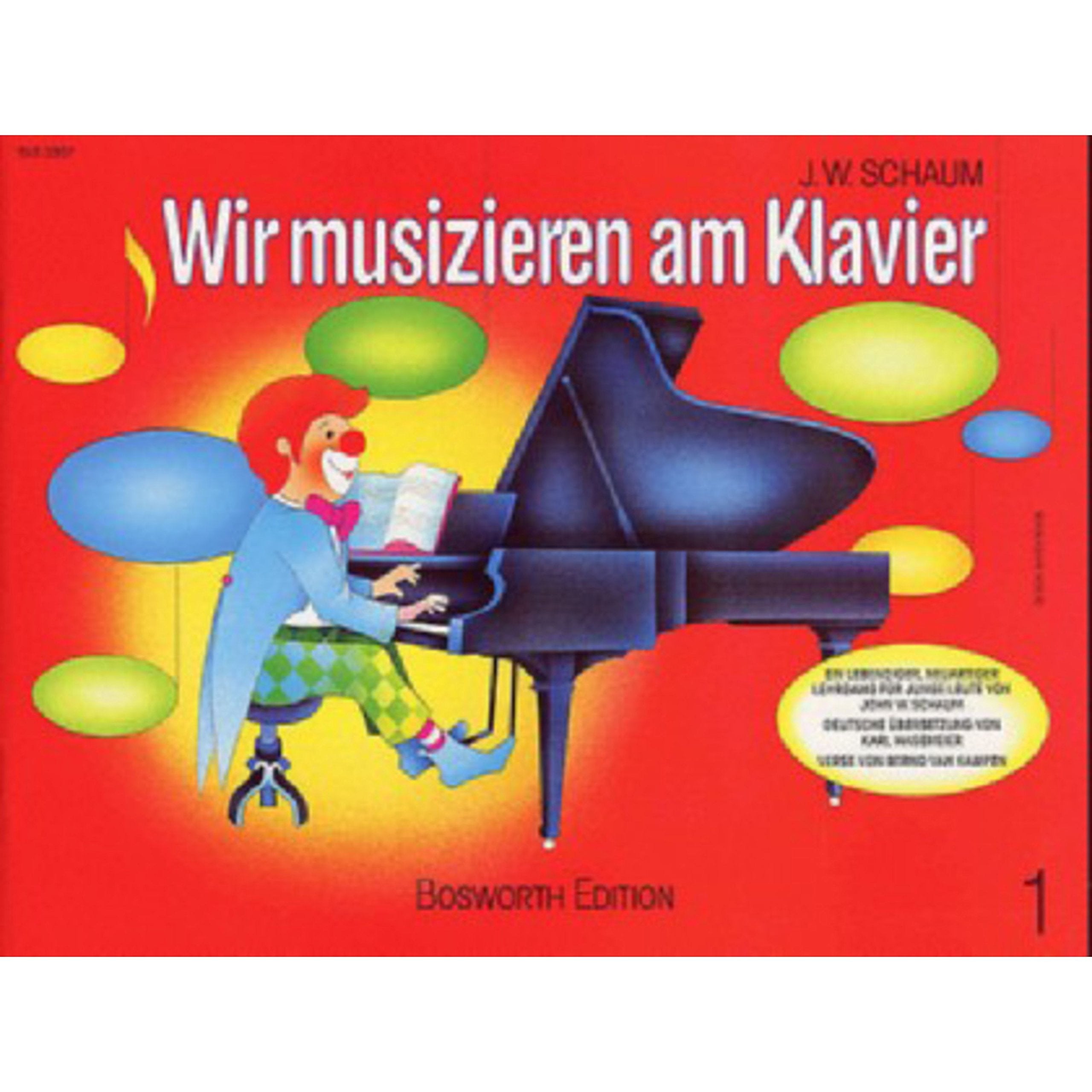 Wir musizieren am Klavier 1. mit Schaum-Tastenfinder Sheet Music