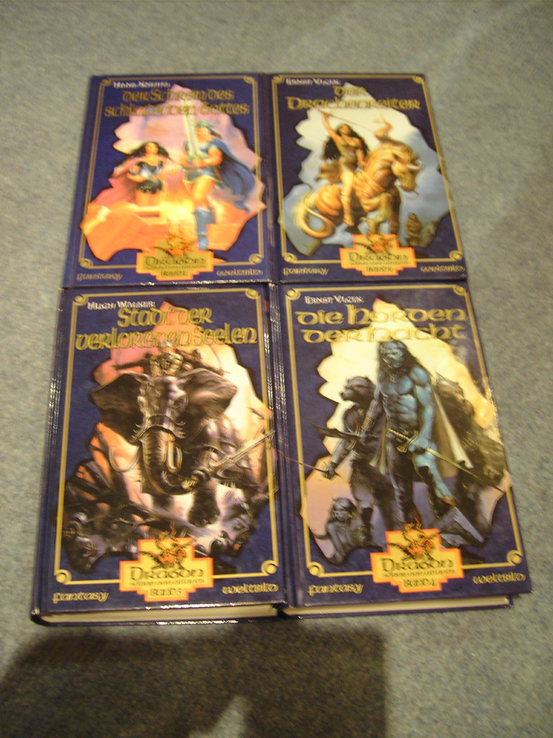 DRAGON - Söhne von Atlantis! (Erste deutsche Fantasy-Serie! 4 Bände) Books