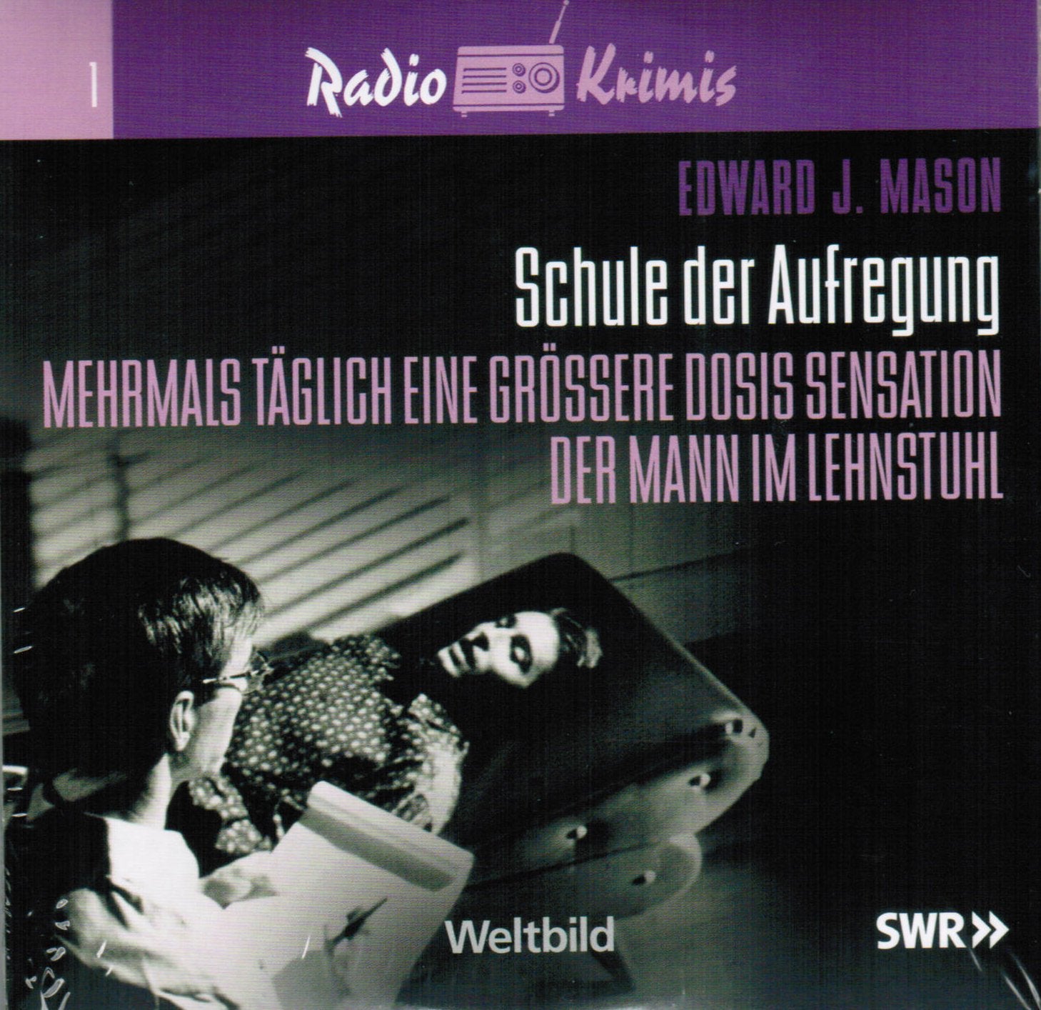 Radio Krimis - SCHULE DER AUFREGUNG Der Mann im Lehnstuhl / End-Operation / Berühmt sein ist oft wenig schön / etc. - 3 CDs Books