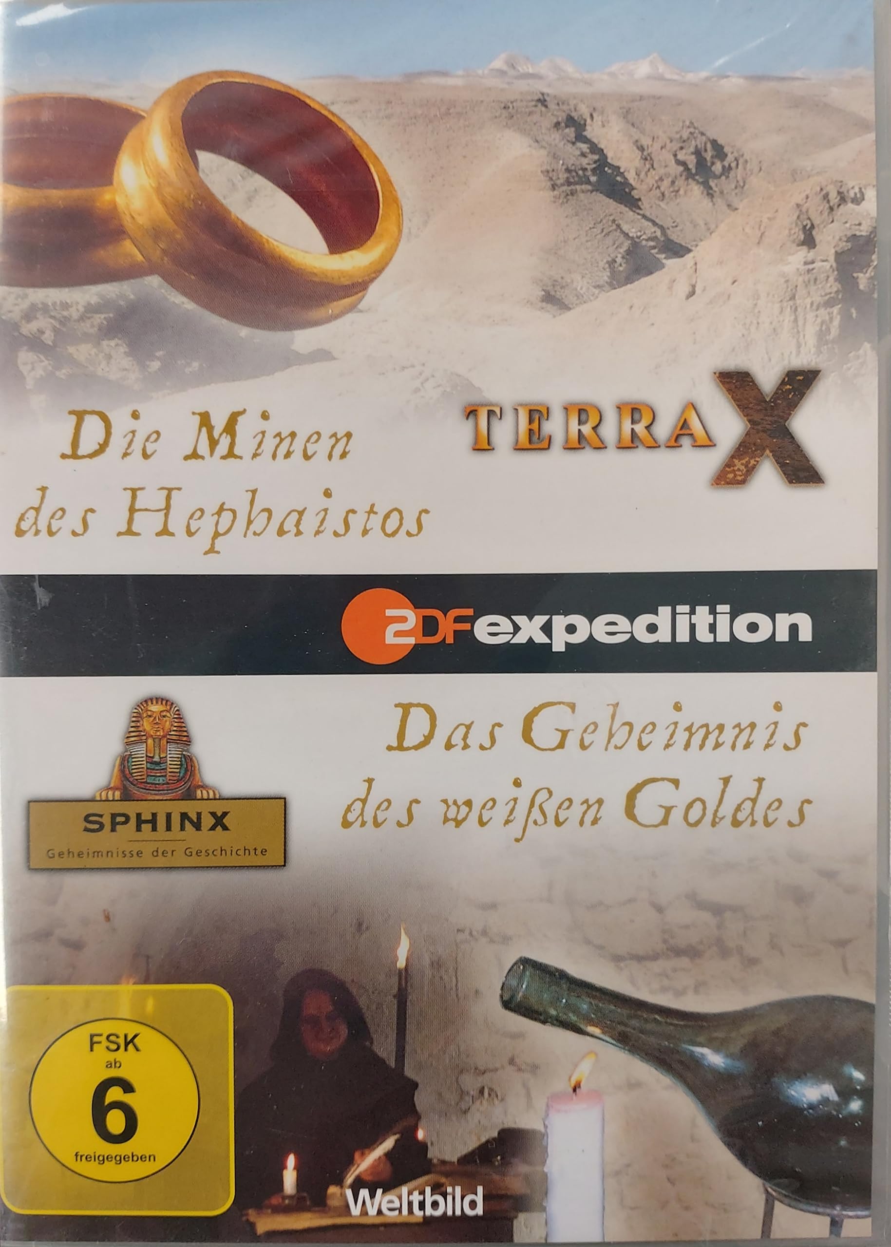 Terra X - 2 Folgen - Die Minen des Hephaistos + Das Geheimnis des weissen Goldes Movies