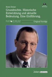 3 MP3-CDs,Grundrechte. Historische Entwicklung und aktuelle Bedeutung, Eine Vorlesungsreihe an der Universität Würzburg, Sommersemester 2007 Books