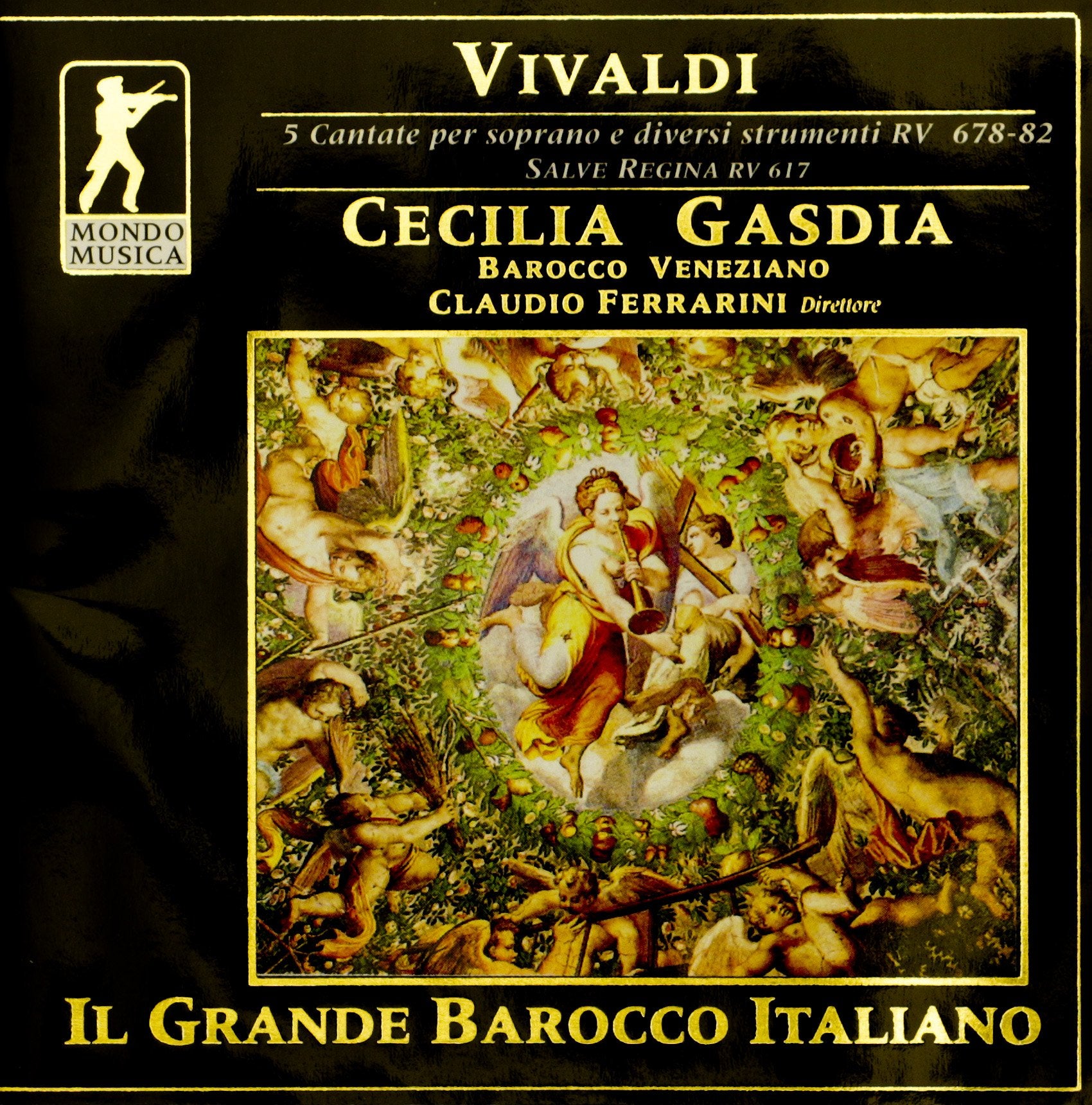 Vivaldi - Salve regina RV 617 e 5 cantate per soprano e diversi strumenti RV 678-82 : versione integrale Classical