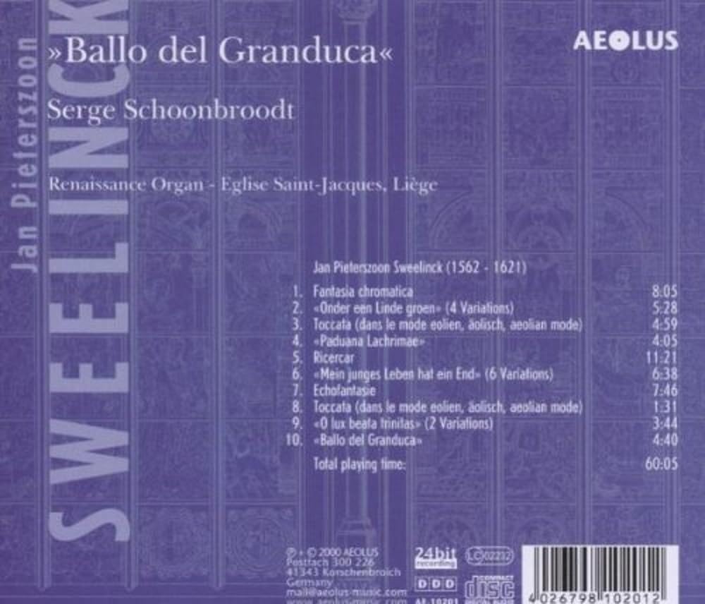 Ballo del Granduca - Orgelwerke Classical