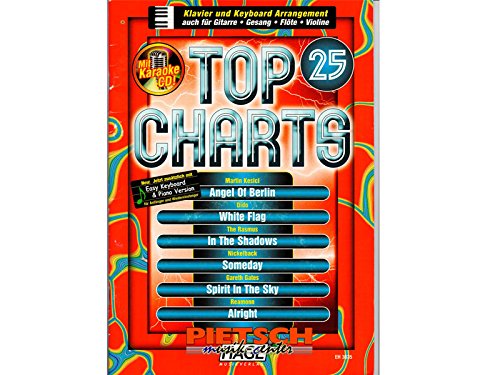 Noten + Playback-CD TOP CHARTS 25 Books