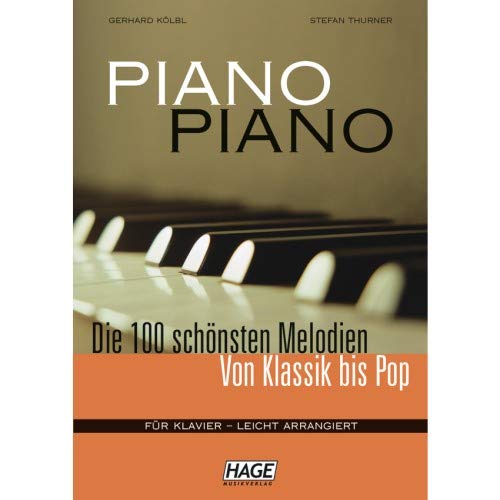 Edition Hage Piano Piano Band 1 + 3 CD's - 100 schöne Melodien leicht Sheet Music