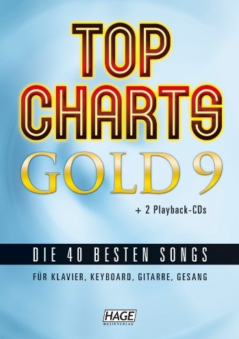 Top Charts Gold Band 9 (+2 CD's +Midifiles auf USB-Stick) Songbook Klavier/Keyboard/Gesang/Gitarre Music