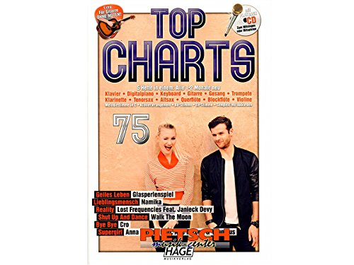 Musikverlag Hage, TOP CHARTS 75, Songbook mit CD Music