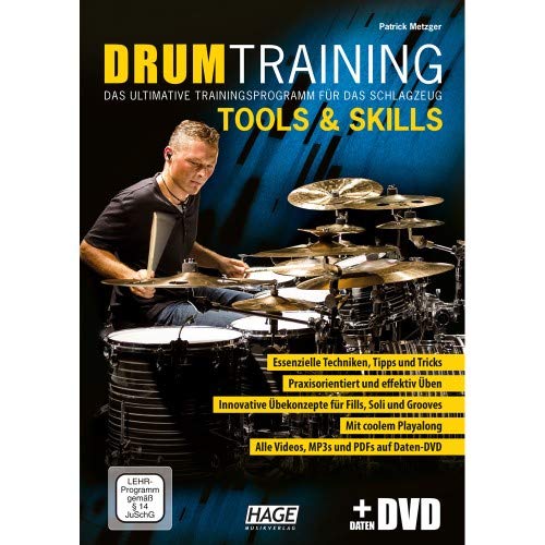 Metzger, Patrick: Drum Training Tools and Skills (+mp3-DVD) : für Schlagzeug Music