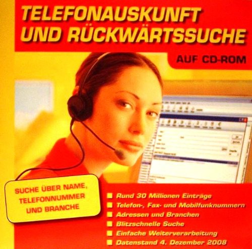 Telefonauskunft und Rückwärtssuche - Dezember 2007 Other software