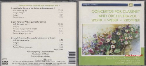 Concertos for Clarinet And Orchestra Vol.1 Classical