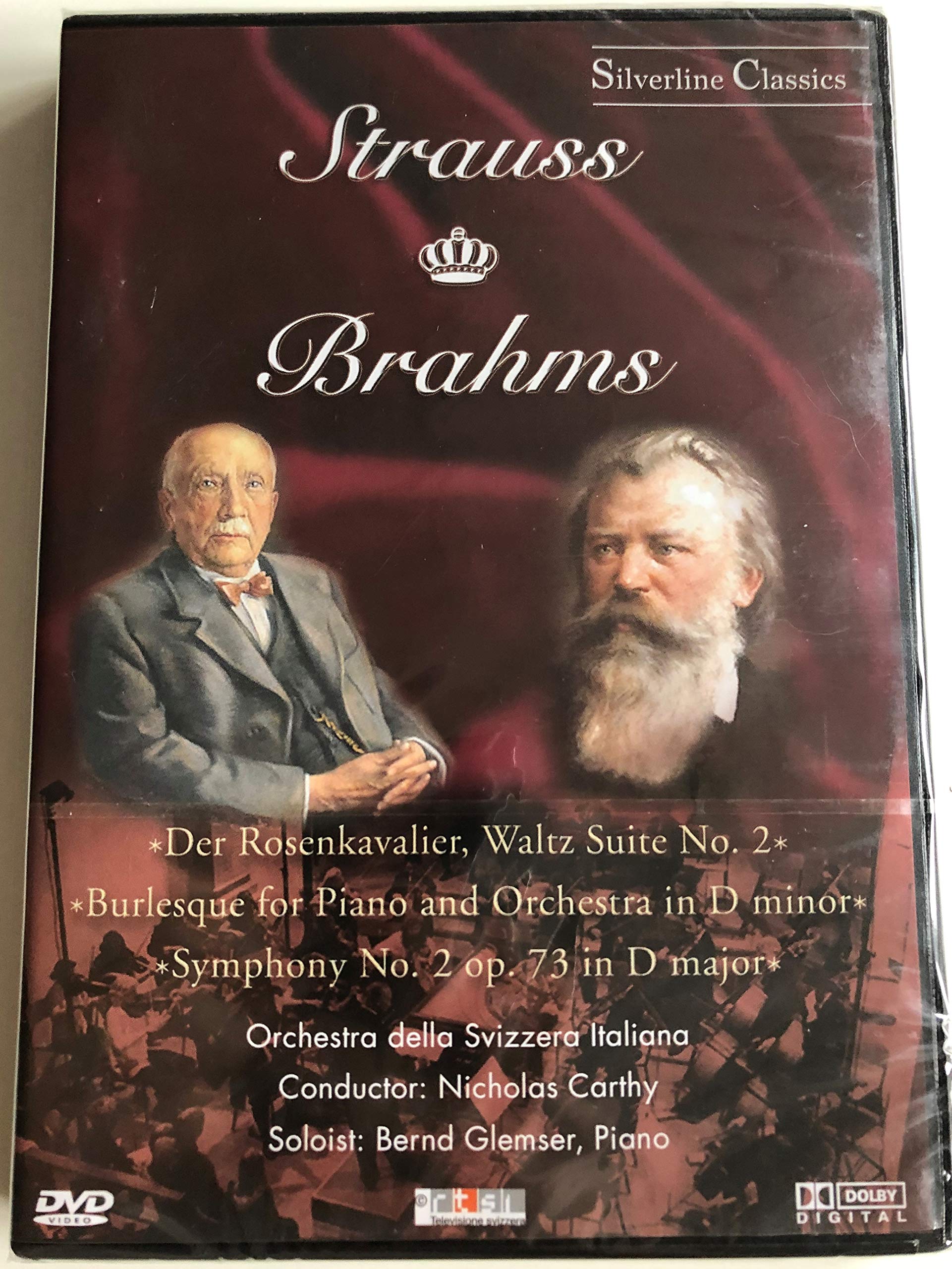 Strauss & Brahms (Der Rosenkavalier, Waltz Suite Nol. 2 - Burlesque for Piano and Orchestra - Symphony No. 2) Movies