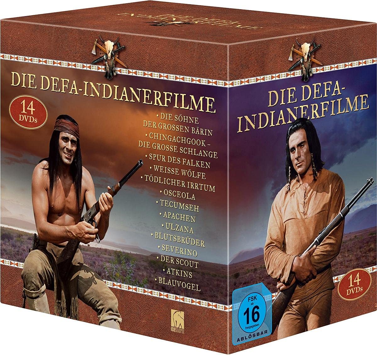Indianer-Box (12x Gojko + Atkins + Blauvogel) Films
