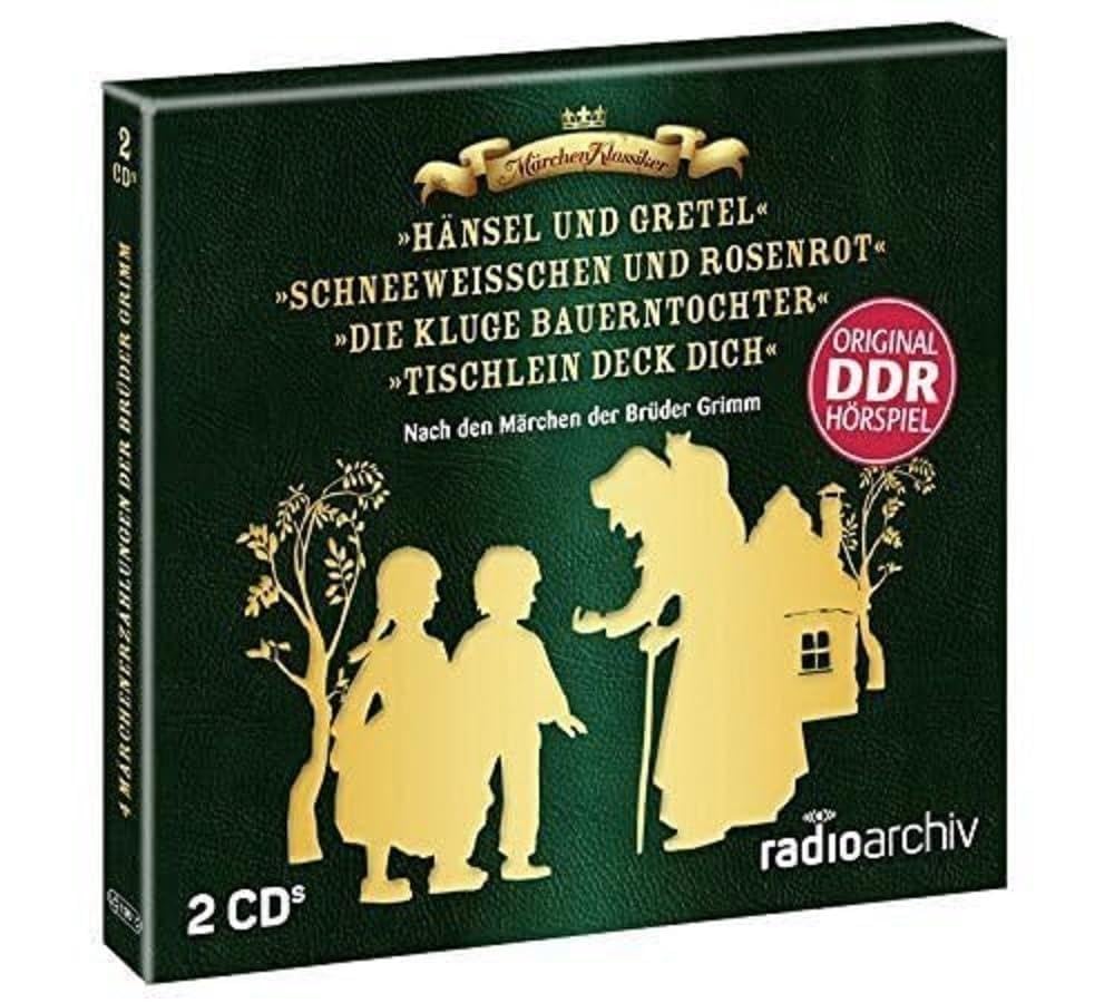 4 Märchenhörspiele nach den Gebrüdern Grimm: Hänsel und Gretel, Schneeweißchen und Rosenrot, Die kluge Bauerntochter, Tischlein deck dich (2 CDs) Children & Young People