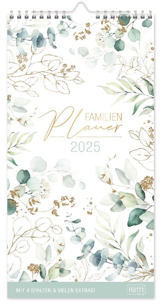 Familienplaner 2025 Kompakt 4-spaltig 12 Monate Lifestyle