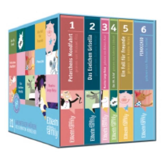 ELTERN-Edition "Abenteuer Hören" 1 - Die Box für die Kleinen (3-7 Jahre). 12 CD Novels & Short Stories