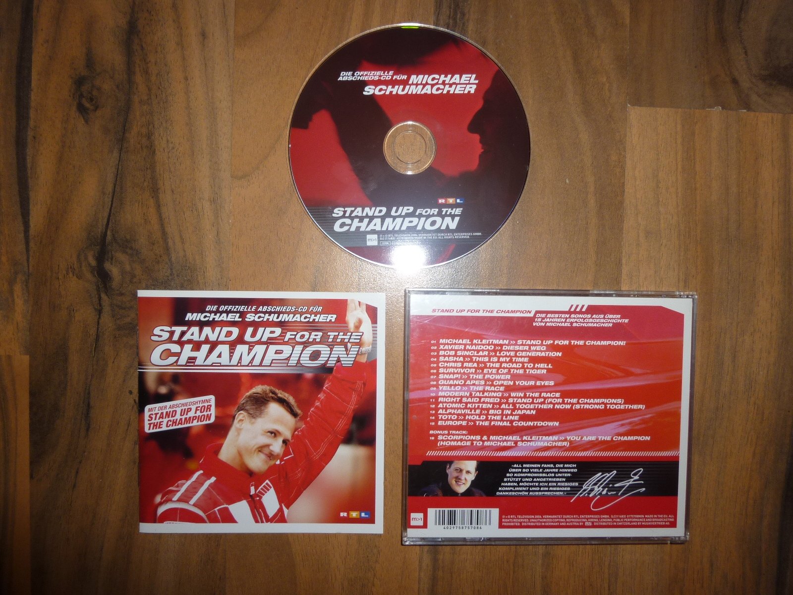 Stand Up for the Champion-Michael Schumacher (Die offizielle Abschieds CD) Music