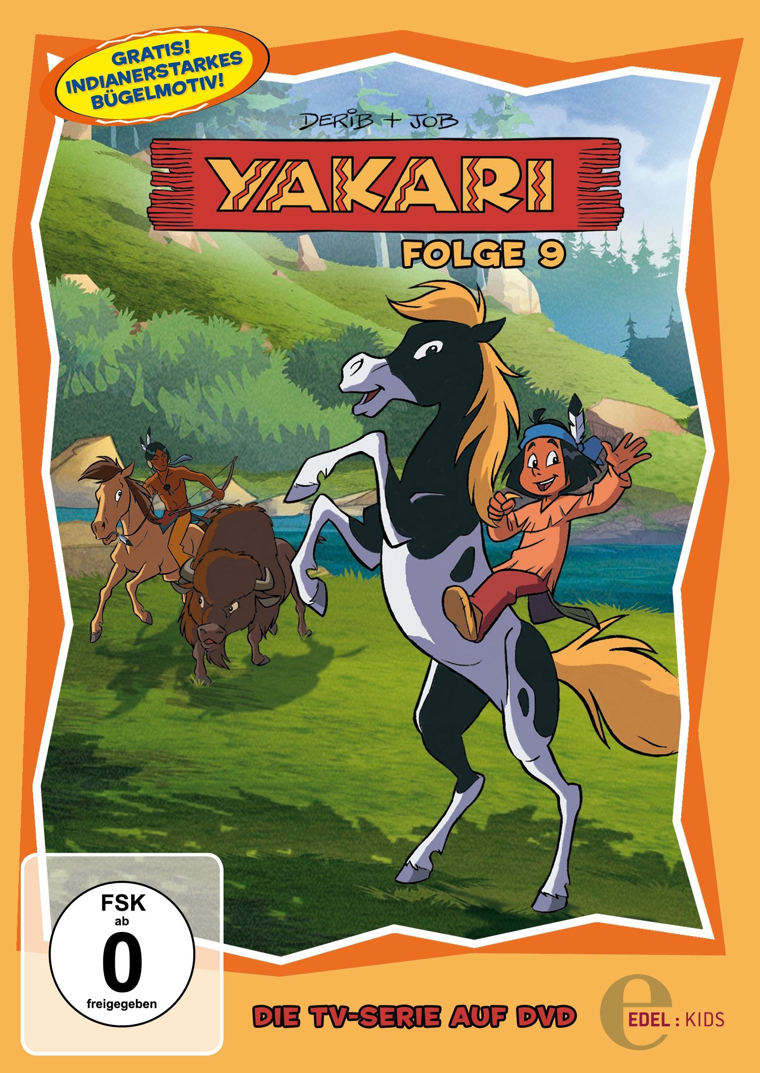 Yakari – „Yakari und die Pferdediebe" – Folge 9, Die DVD zur TV-Serie (Gratis! Mit indianerstarken Bügelmotiven!) Box sets