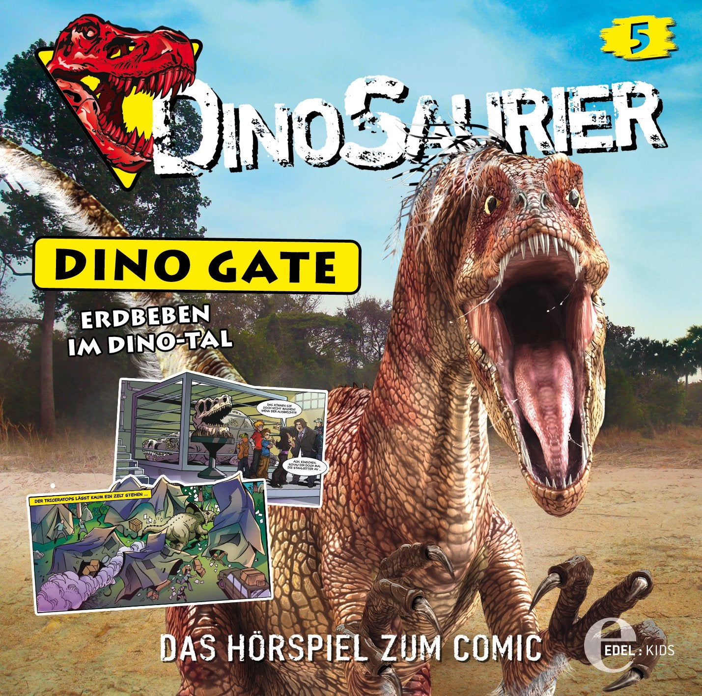 Dinosaurier - Dino-Gate - "Erdbeben im Dinotal" (Das Original-Hörspiel zum Comic), Folge 5 Children & Young People