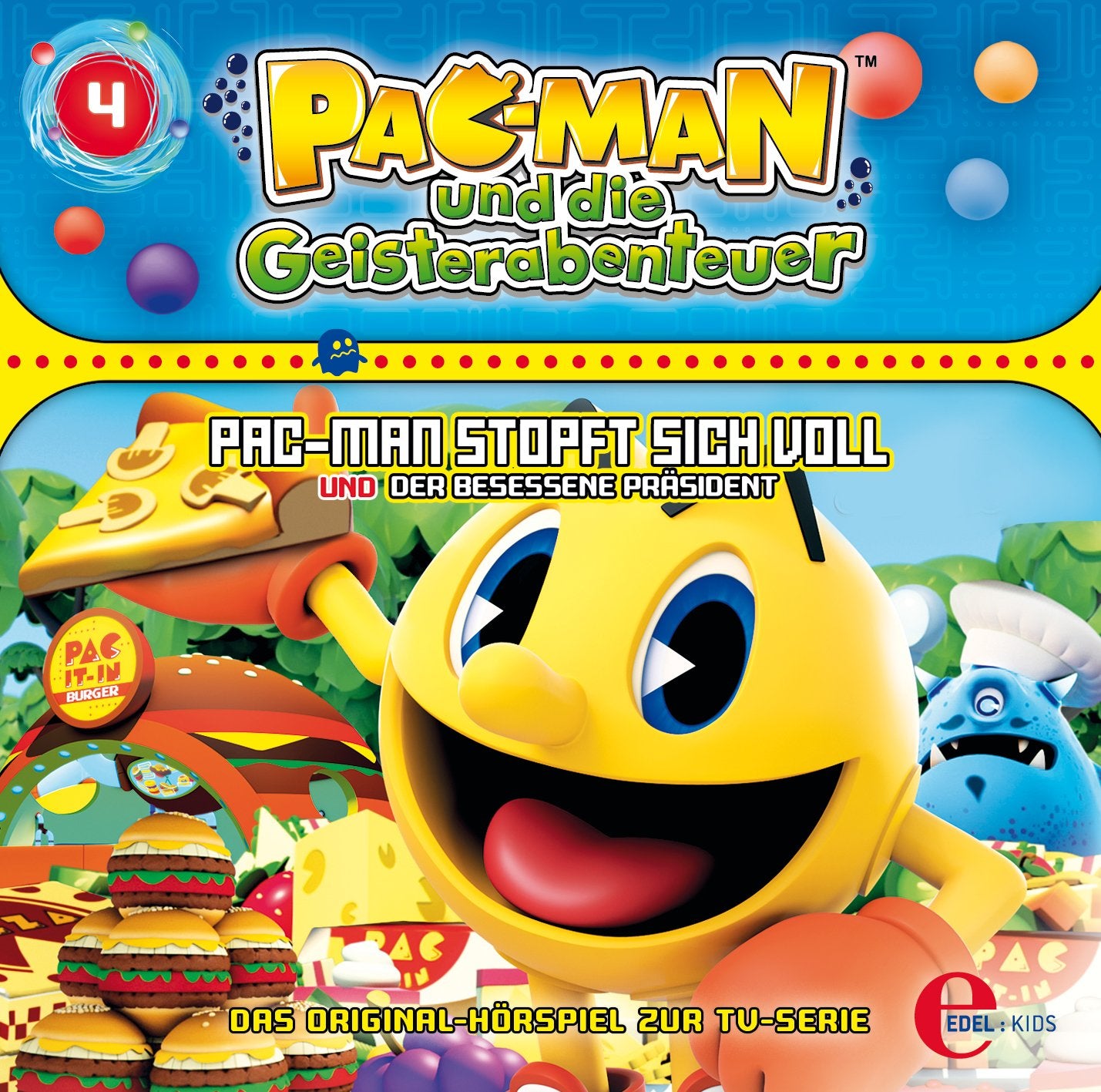 Pac-Man und die Geisterabenteuer - Pac-Man stopft sich voll - Das Original-Hörspiel zur TV-Serie, Folge 4 Children & Young People Audio Books