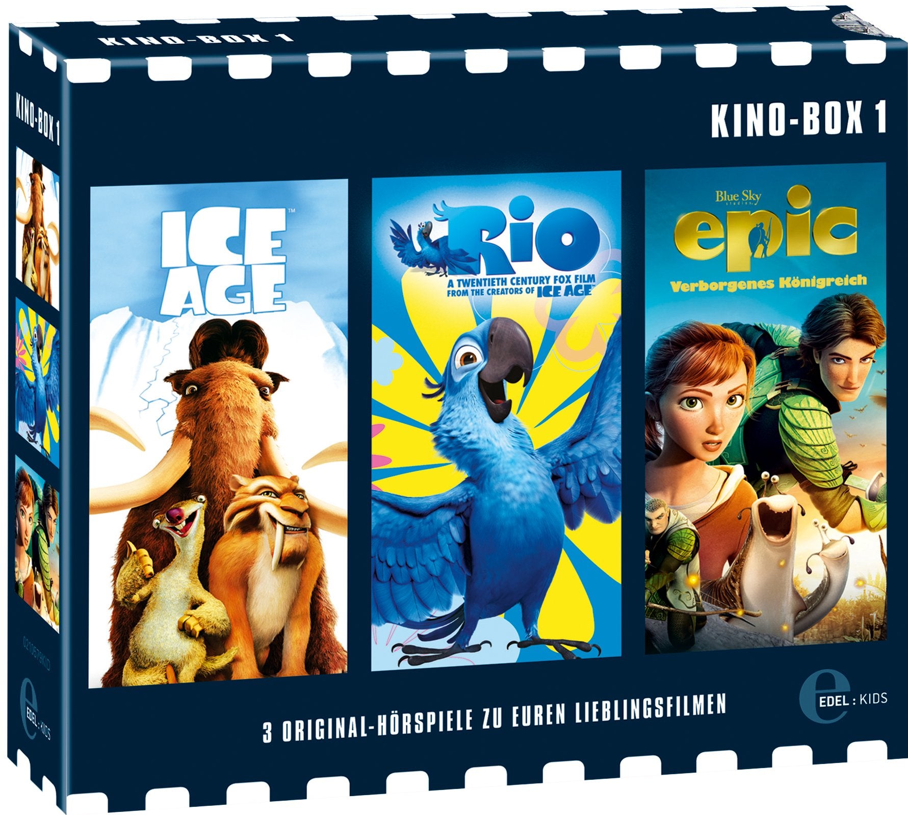 Kino-Box 1 (Ice Age 1, Rio 1, Epic - Verborgenes Königreich) Children & Young People