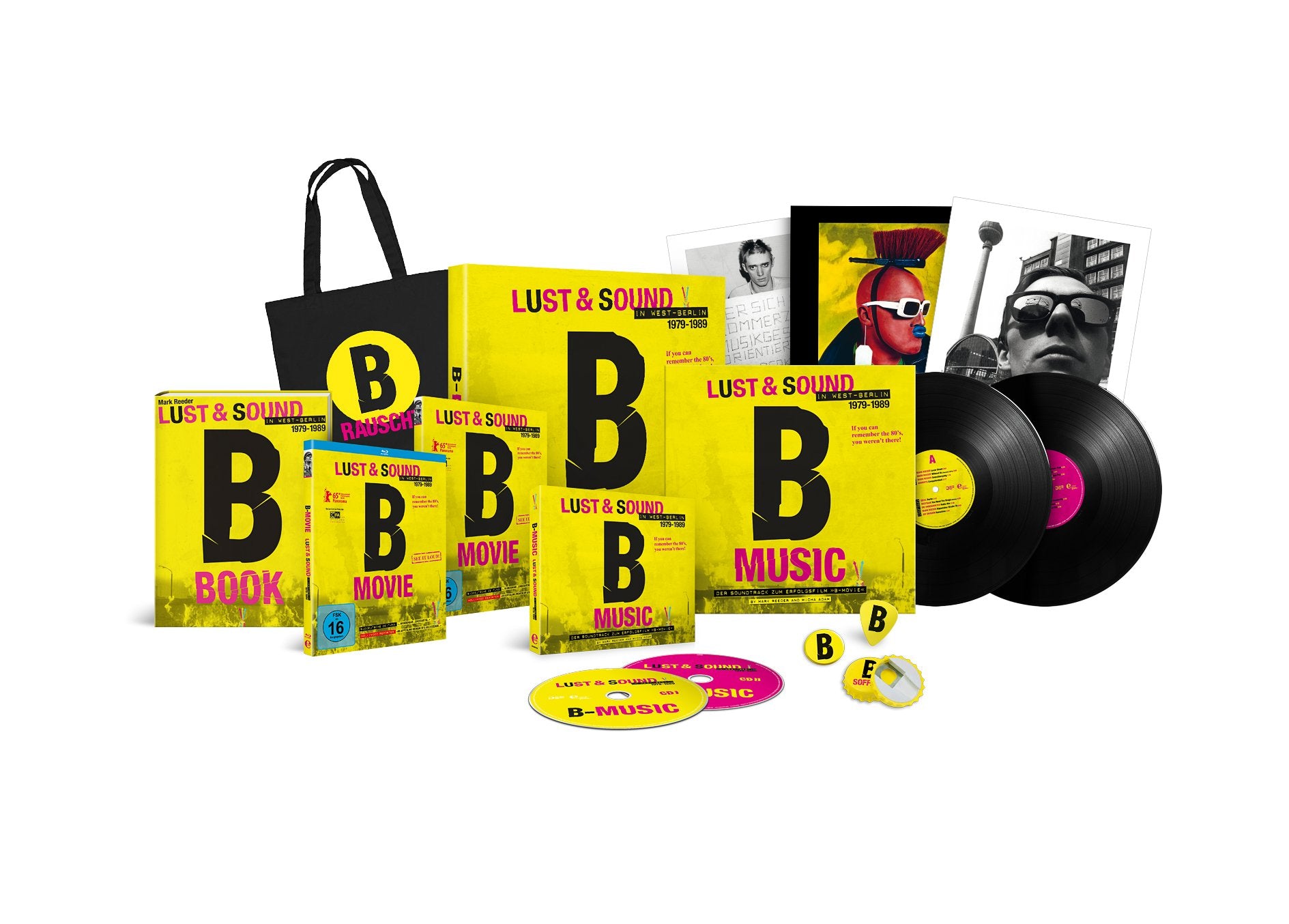 B-Movie - Gesamtbox (DVD, Blu-ray, CD, LP-Vinyl, Buch + Goodies) Films