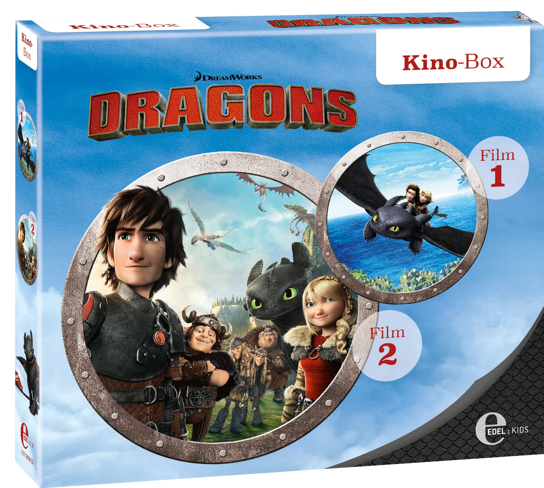 Drachenzähmen leicht gemacht - Kino-Box - Die Original-Hörspiele zu den Kinofilmen 1 + 2 Children & Young People Audio Books