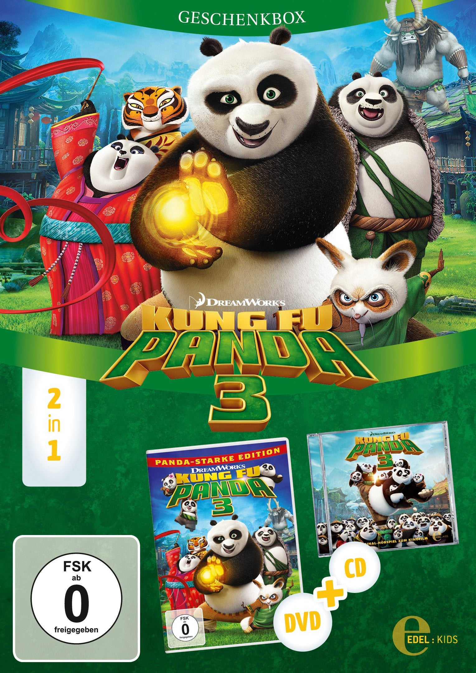 Kung Fu Panda 3 - Geschenkbox (DVD+Hörspiel) Films