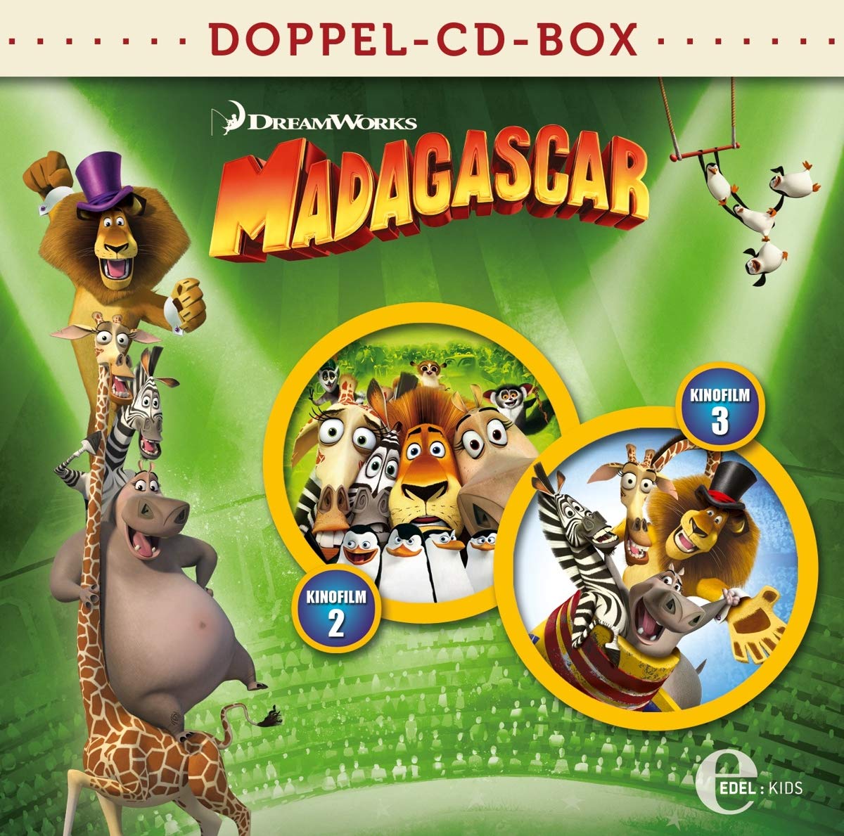 Madagascar-Doppel-Box-Kino-Hörspiele 2+3 Children & Young People