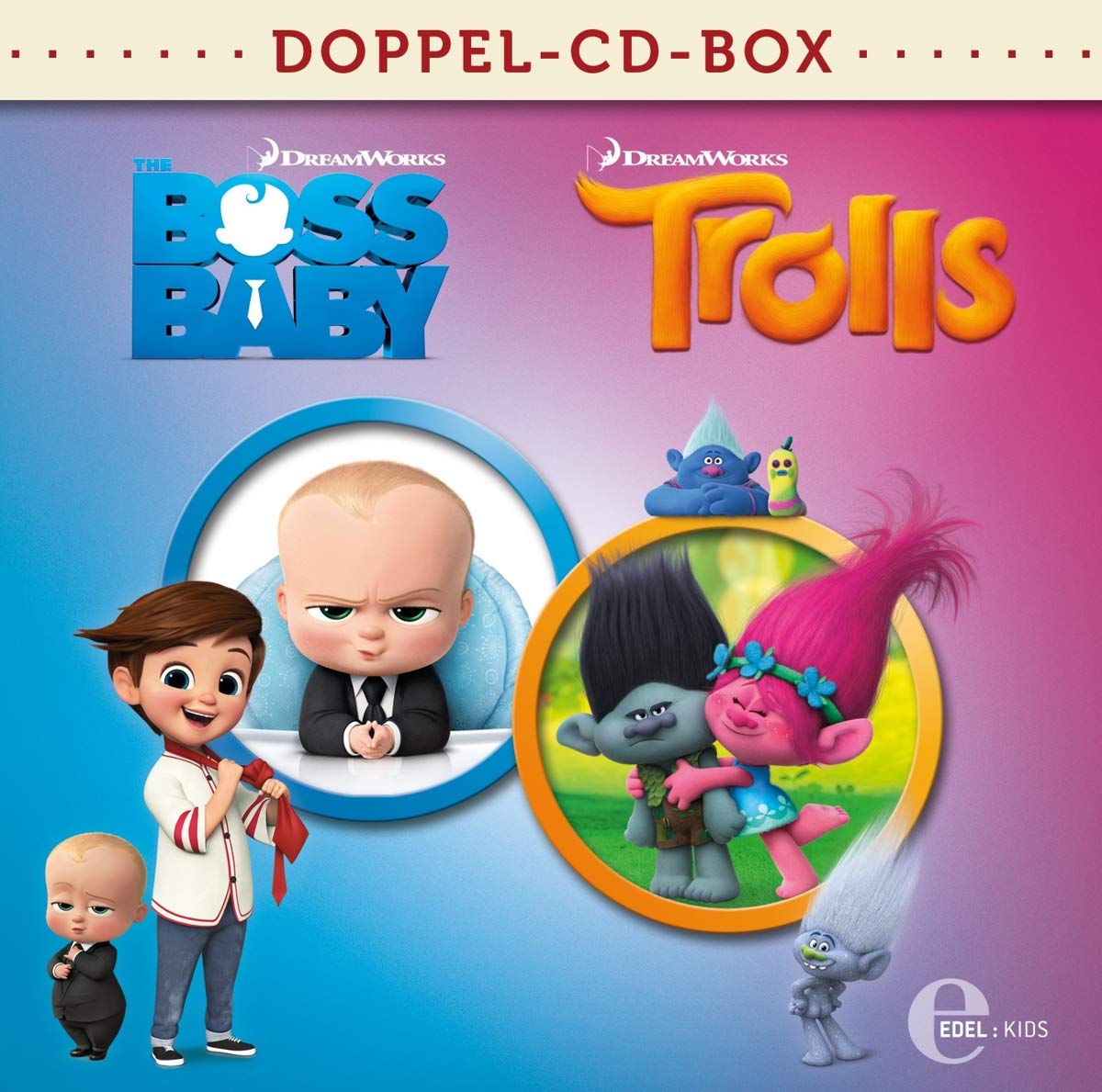 Boss Baby & Trolls-Doppel-Box-Kino-Hörspiele Children & Young People