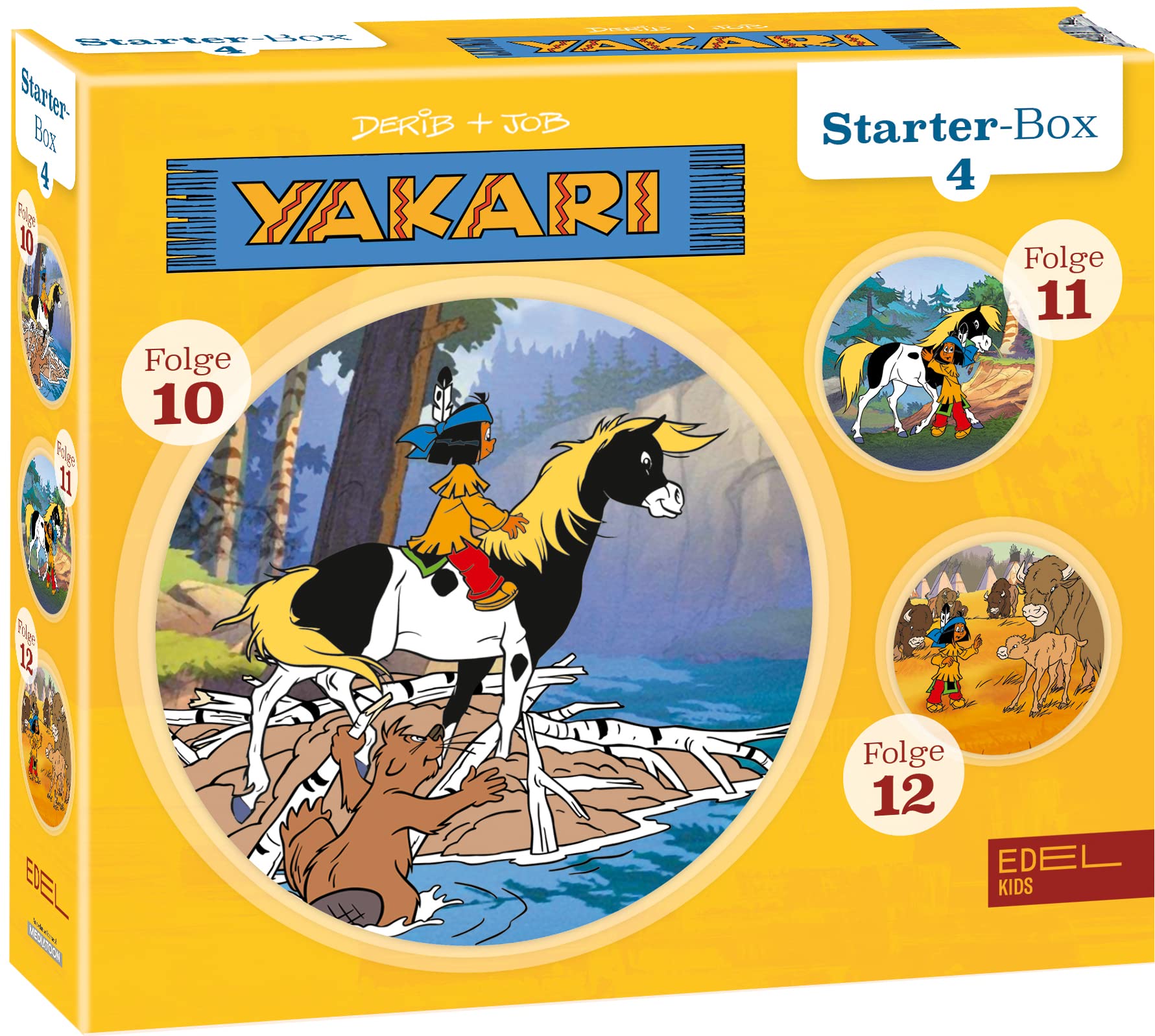Yakari - Starter-Box 4 - Folge 10 bis 12, Die Original-Hörspiele zur TV-Serie cd